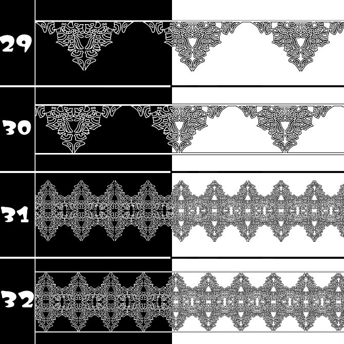 No.215aみそおねぎ飾り枠集