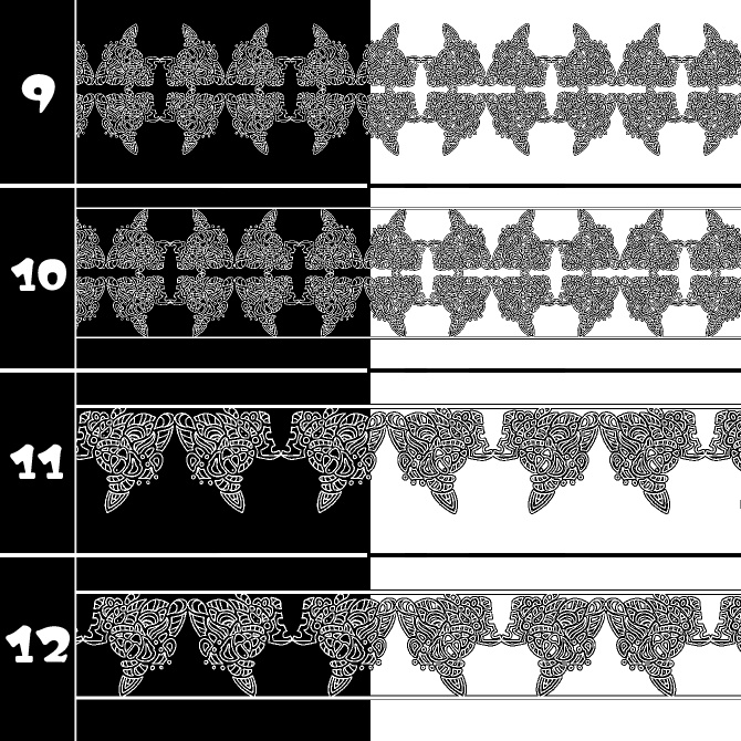 No.215b みそおねぎ飾り枠集