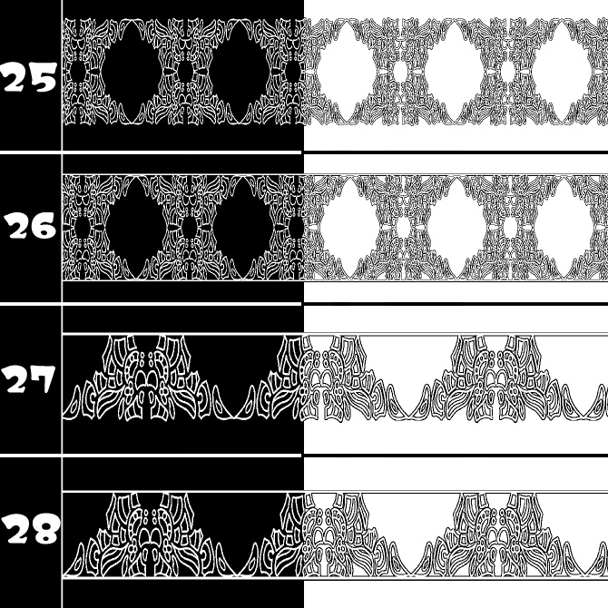 No.215b みそおねぎ飾り枠集