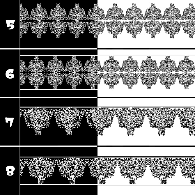 No.215b みそおねぎ飾り枠集