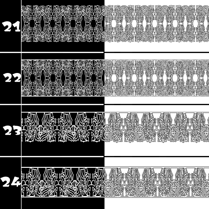 No.215b みそおねぎ飾り枠集