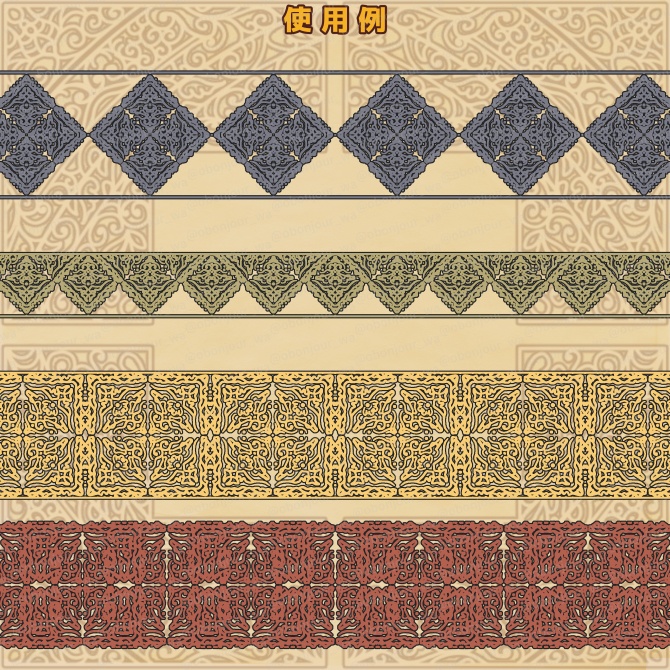 No.218d みそおねぎ飾り枠集