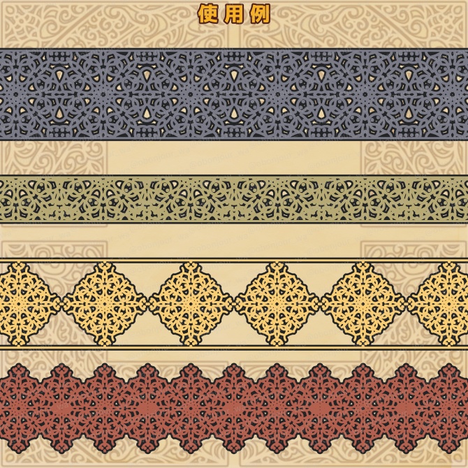 No.220b みそおねぎ飾り枠集