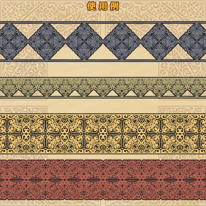 No.229d みそおねぎ飾り枠集