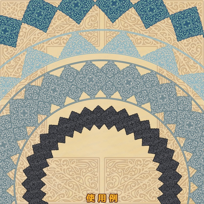 No.267A みそおねぎ飾り枠集