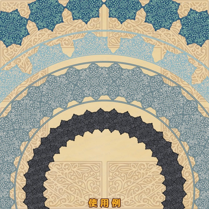 No.267D みそおねぎ飾り枠集