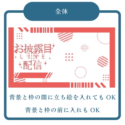 【有料配布】お披露目配信サムネイル &ロゴ素材