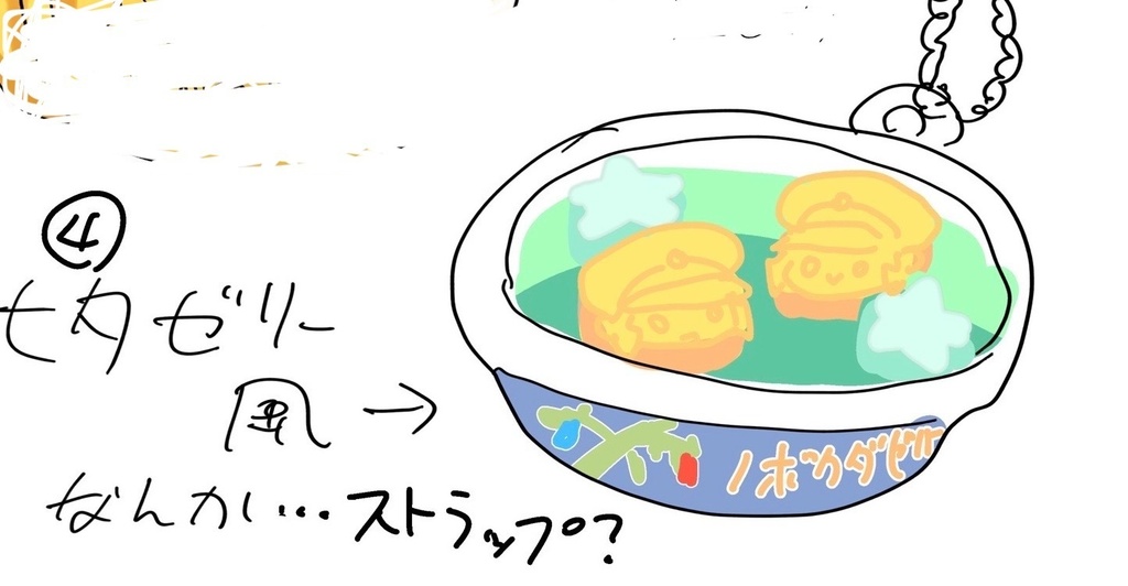【夏祭りシリーズ】七夕ゼリー風ノボクダキーホルダー（ぷにぷに）