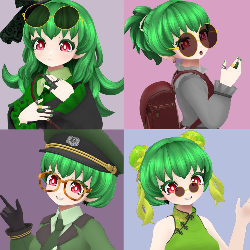 「ドリーミィ・ルル」VRChat想定オリジナル3Dモデル