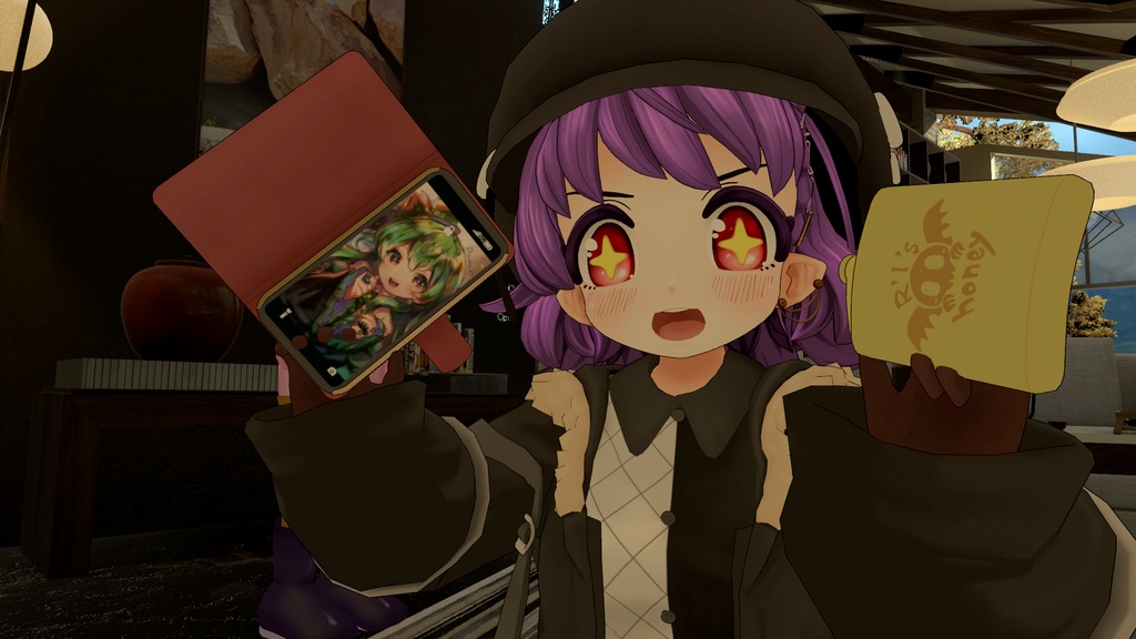 「Lili」VRChatアバター想定3Dモデル