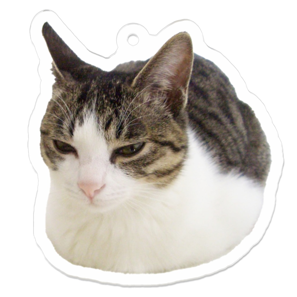 雪見大福 - AiGerry アクリルキーホルダー - 50 x 50 (mm)