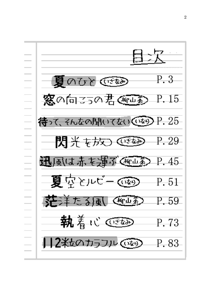 【2022春新刊】同級生の豊前くん【アンソロ】