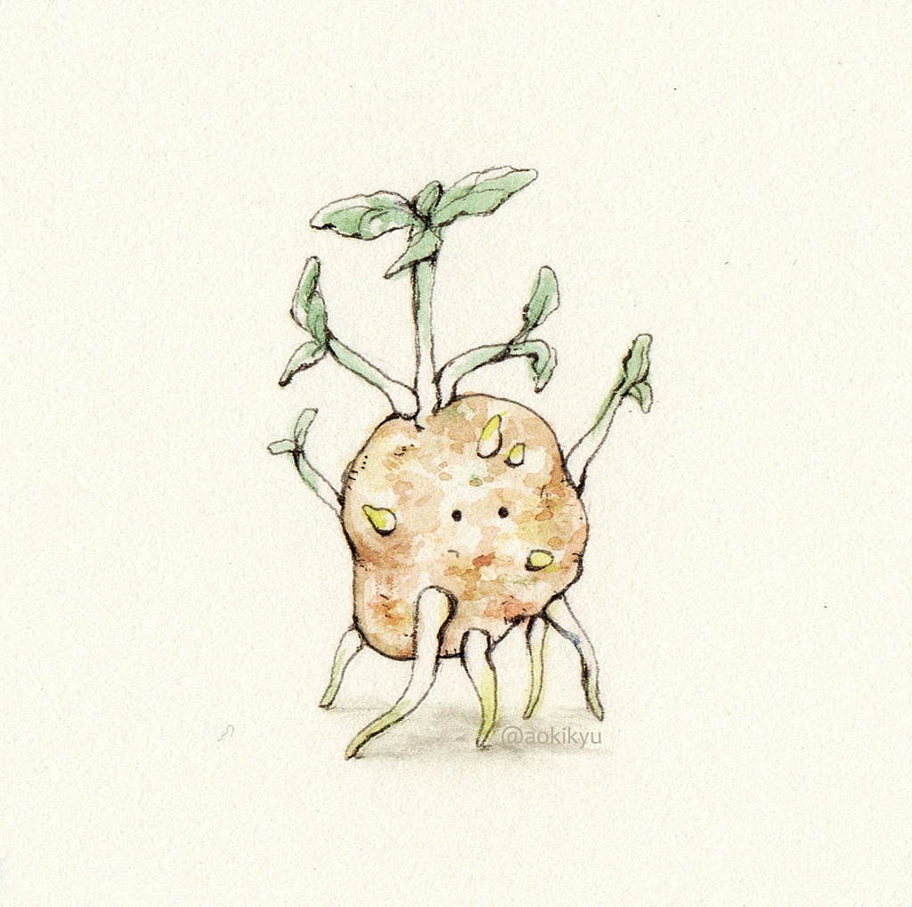 ミニ原画『じゃがいモン』①~⑤