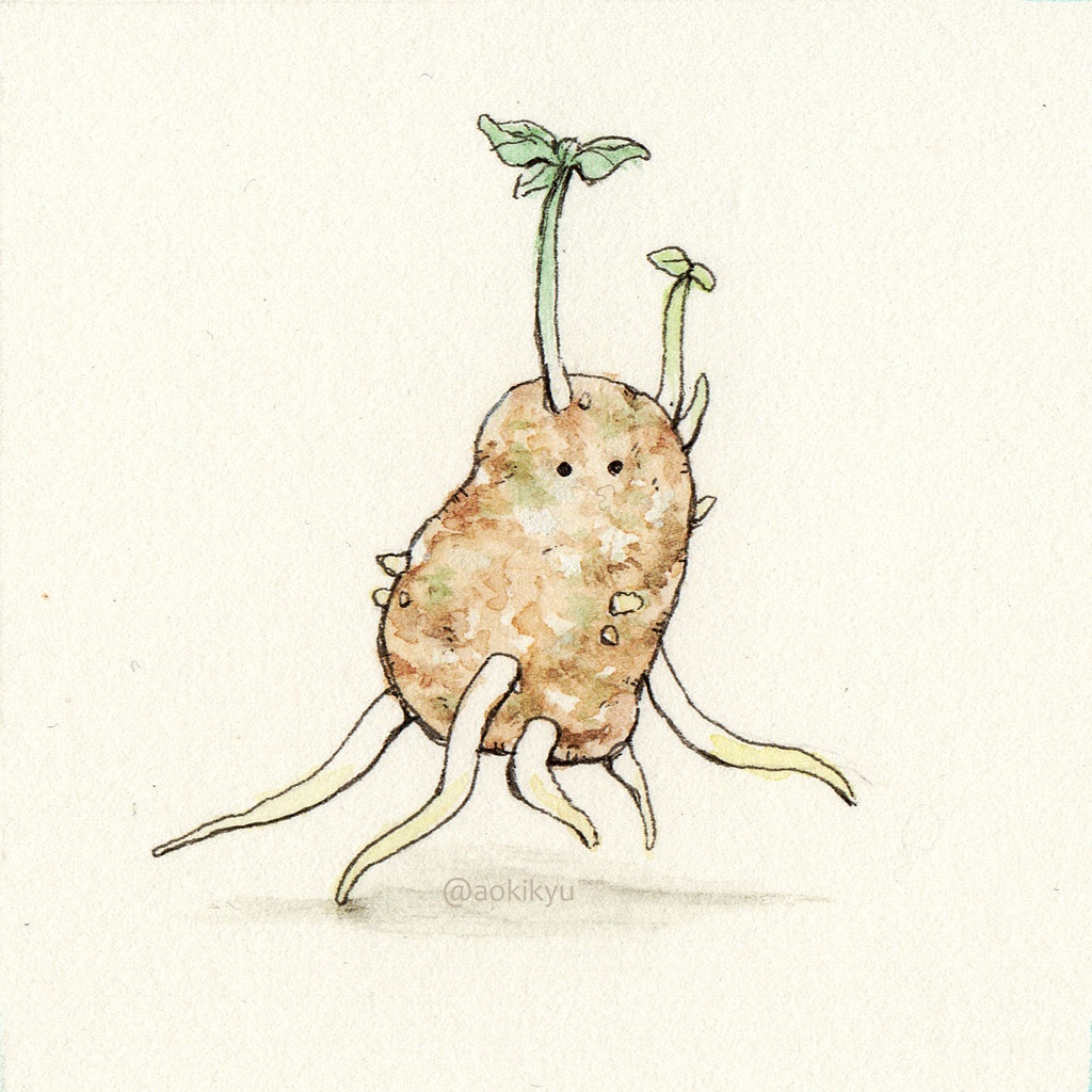 ミニ原画『じゃがいモン』①~⑤