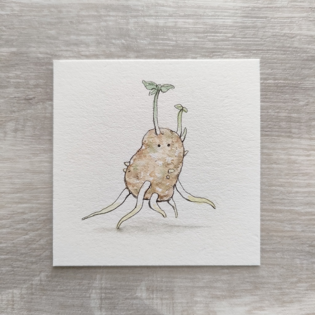 ミニ原画『じゃがいモン』①~⑤