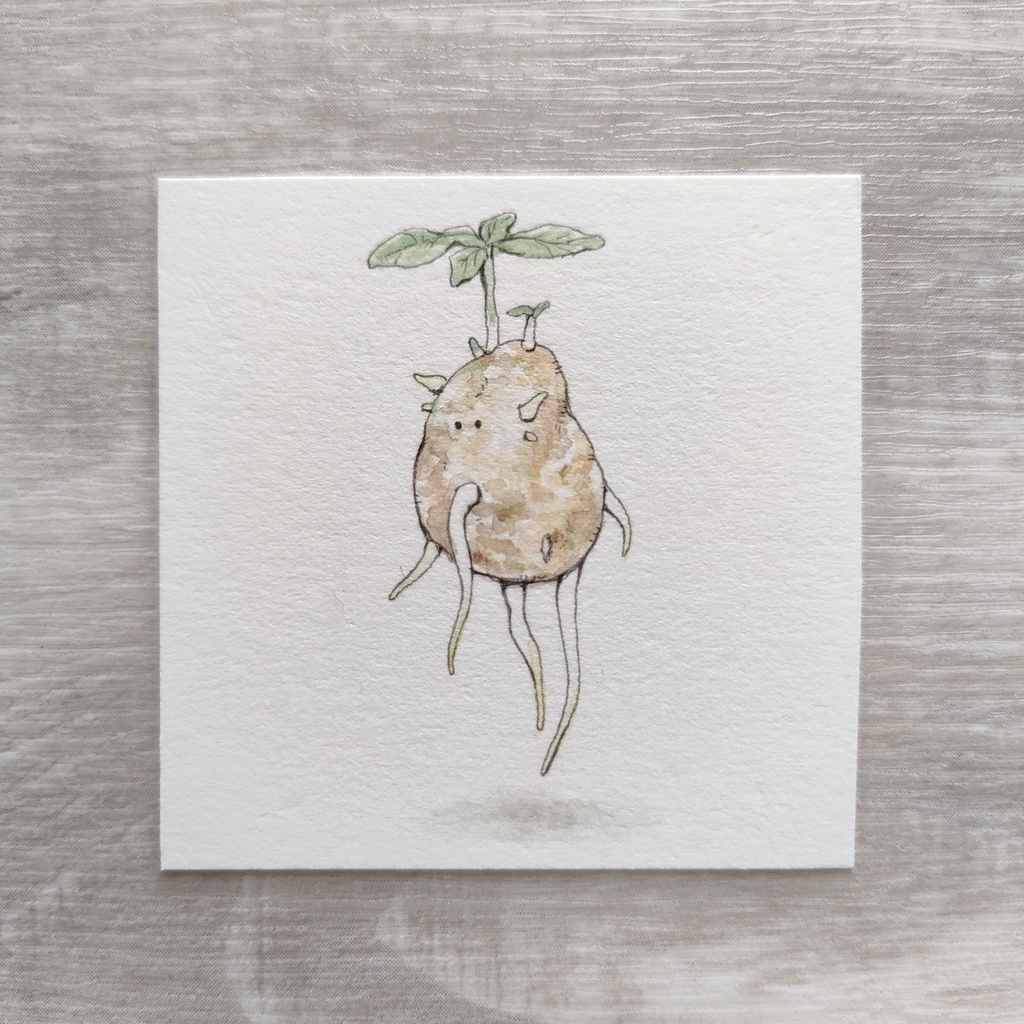 ミニ原画『じゃがいモン』①~⑤