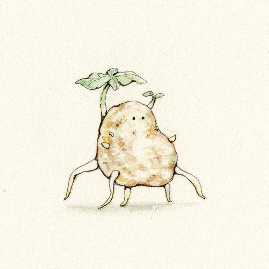 ミニ原画『じゃがいモン』①~⑤