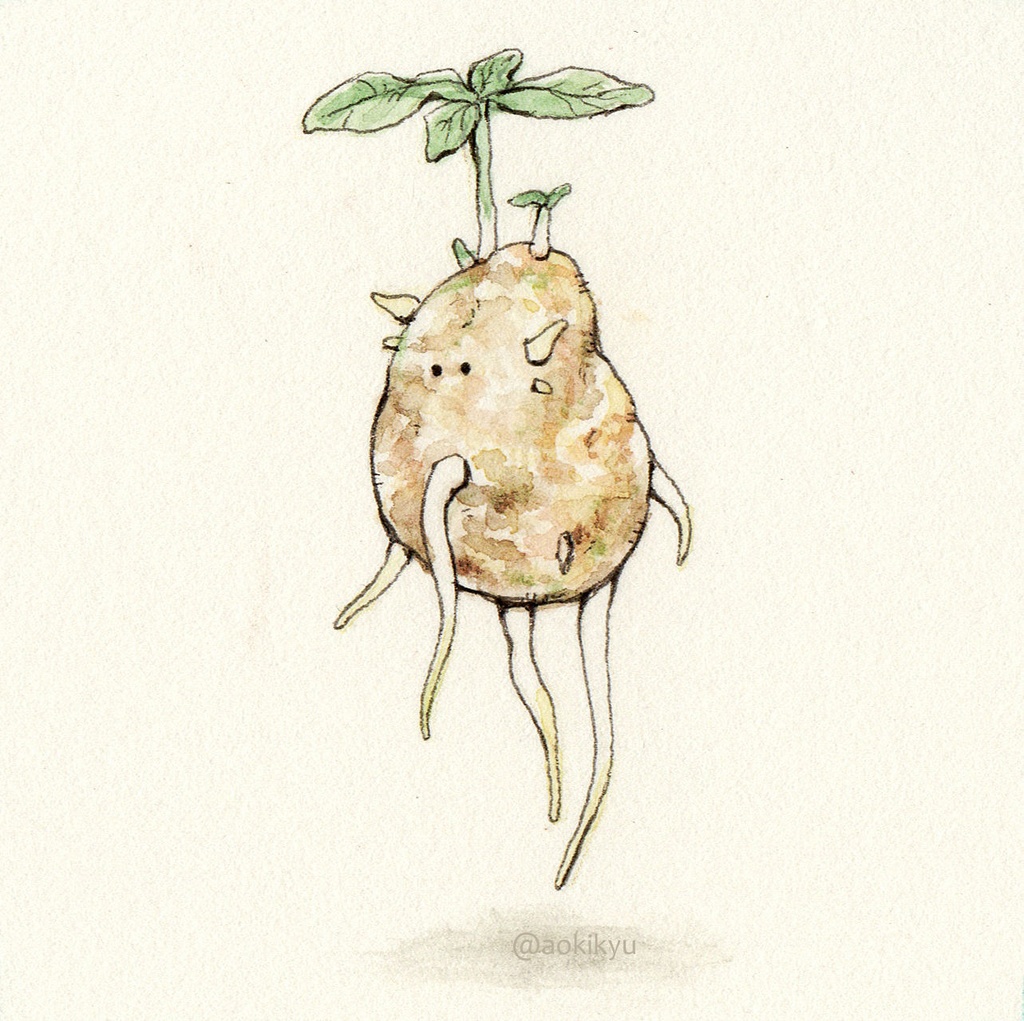 ミニ原画『じゃがいモン』①~⑤