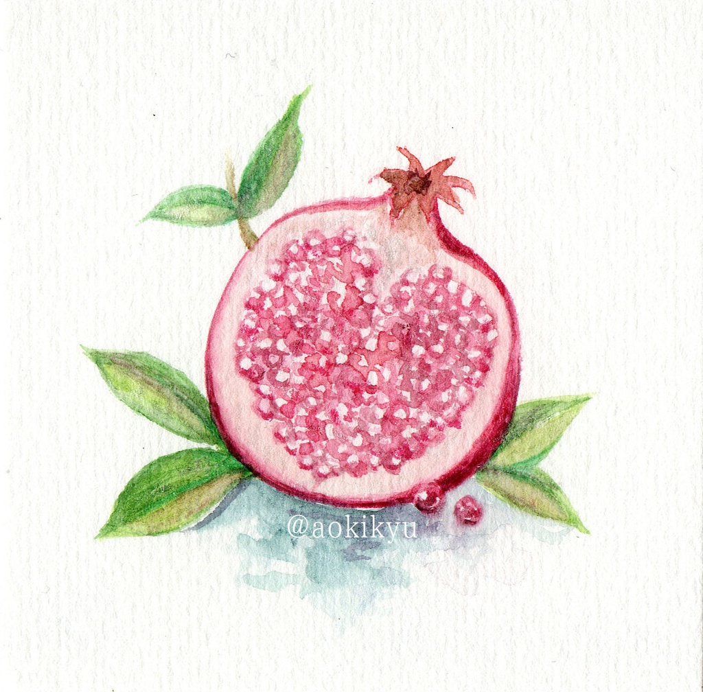 ミニ原画『しあわせザクロ』①~②