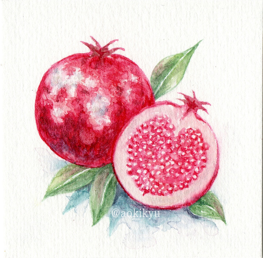 ミニ原画『しあわせザクロ』①~②