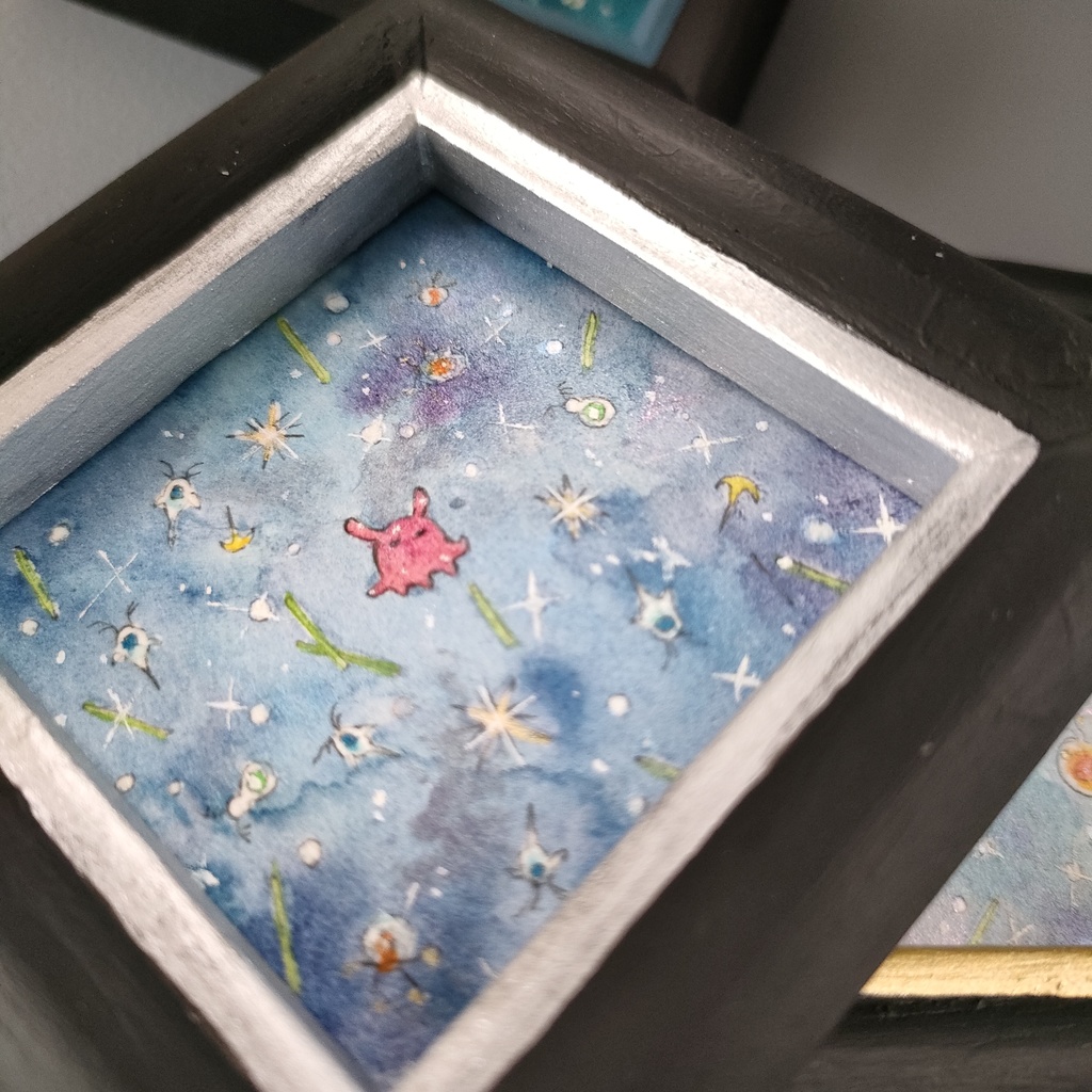 ミニ原画『Drifting friends』①~③