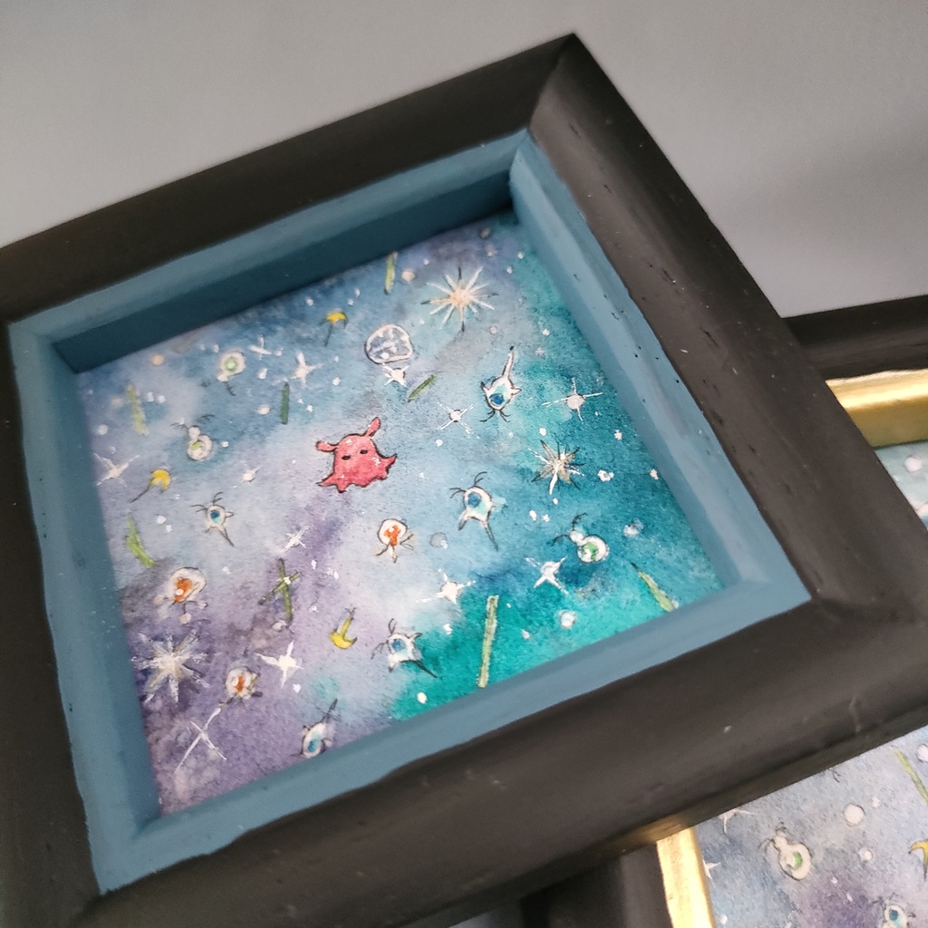 ミニ原画『Drifting friends』①~③