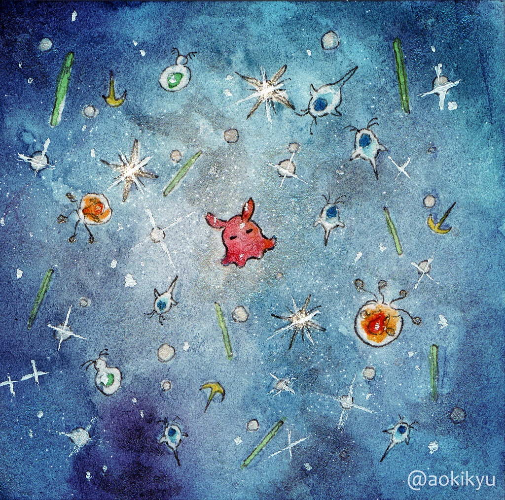 ミニ原画『Drifting friends』①~③