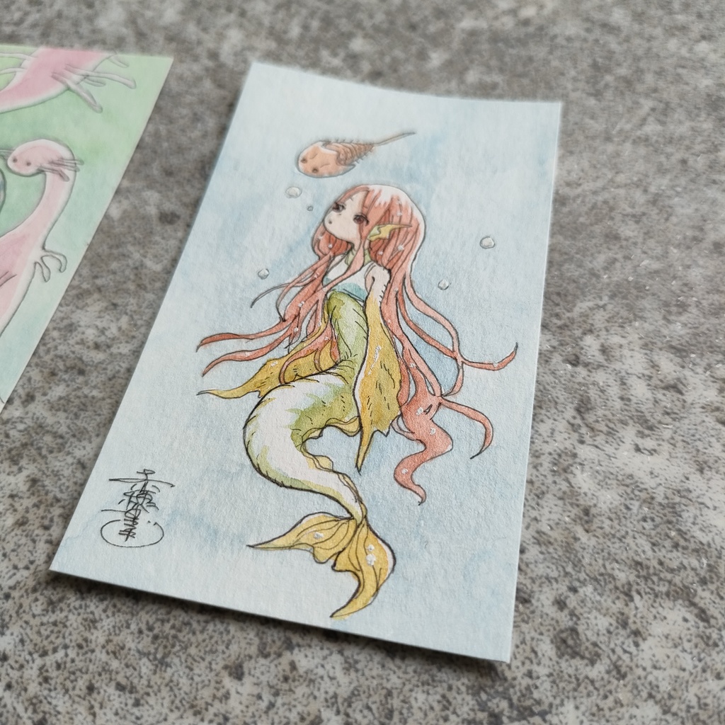 【原画イラストカード】①~⑤