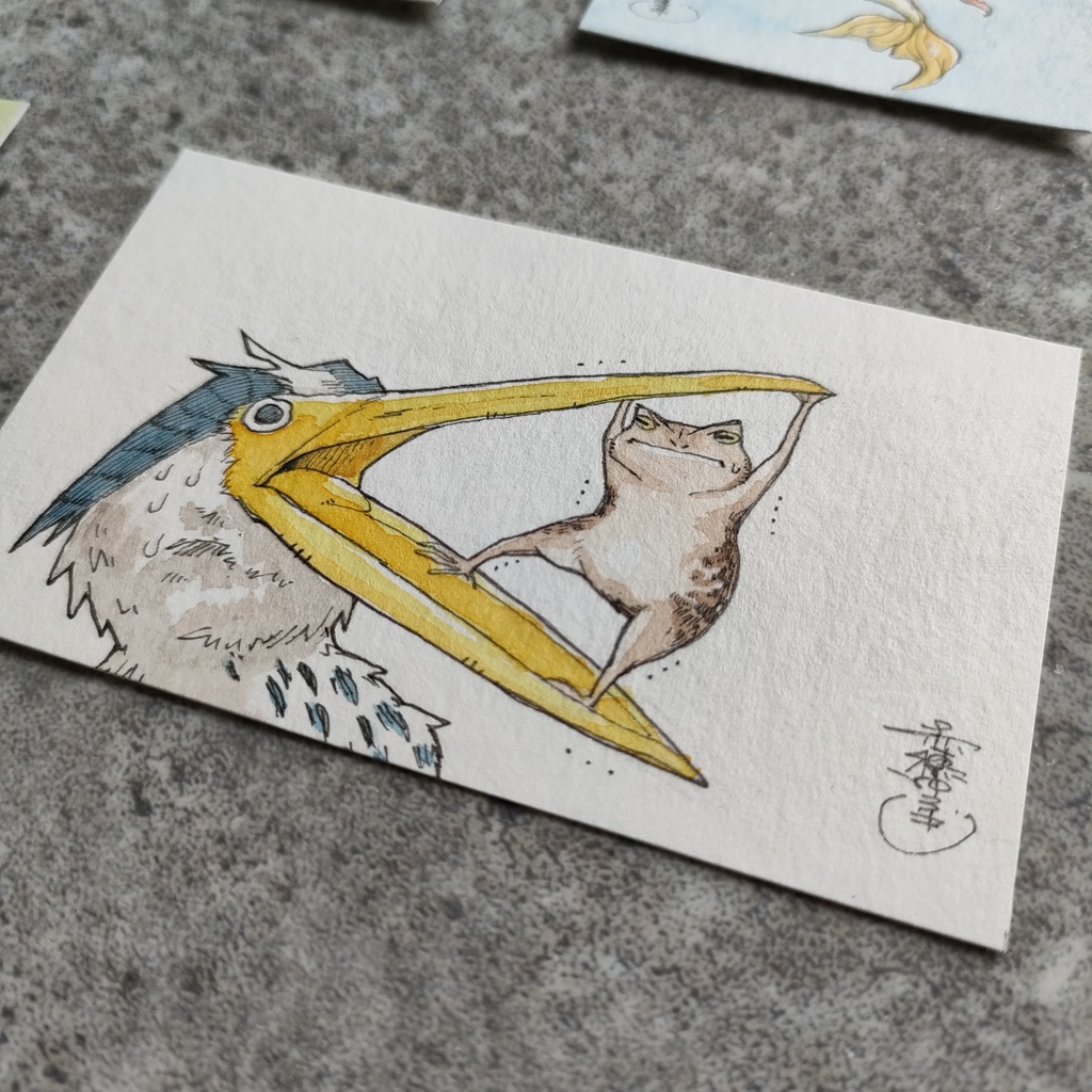 【原画イラストカード】①~⑤