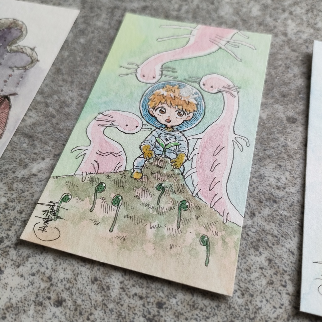 【原画イラストカード】①~⑤