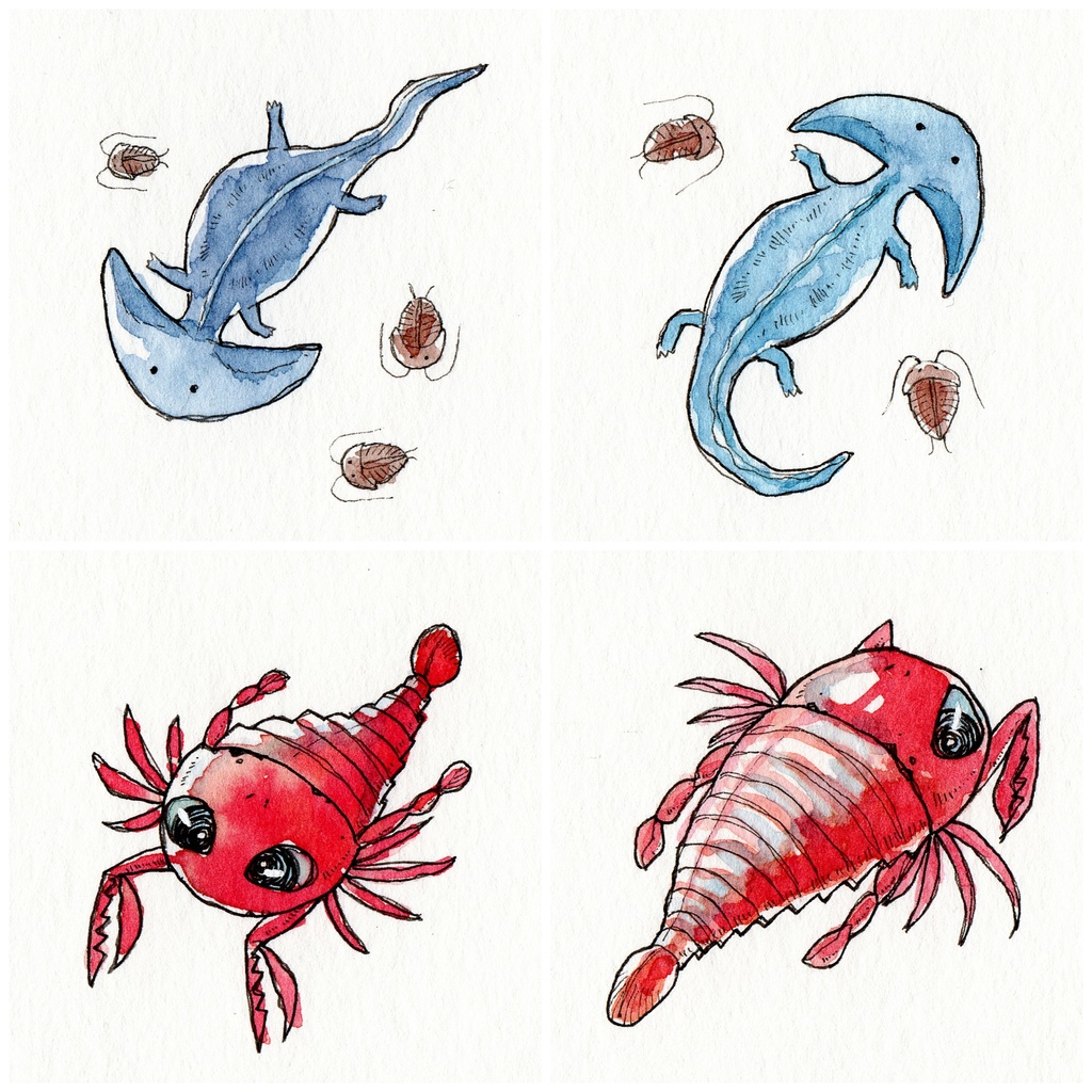 【ミニ原画】古生物…?シリーズ12種