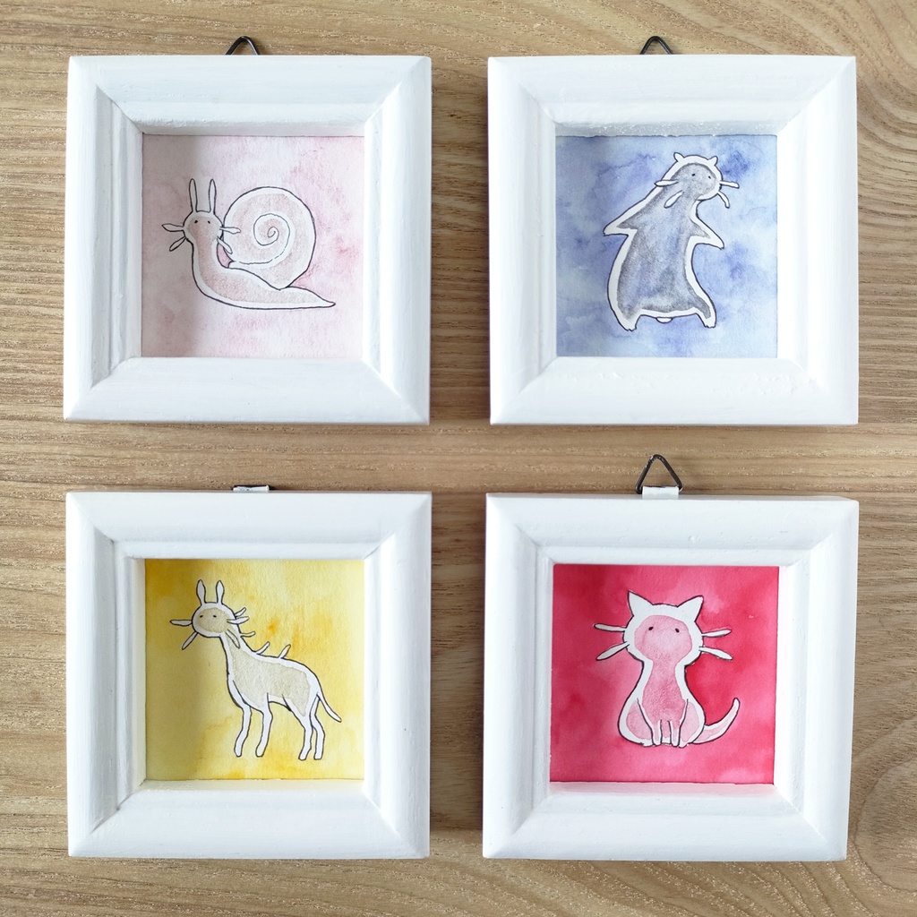 【ミニ原画】『ウパパ』シリーズ12種