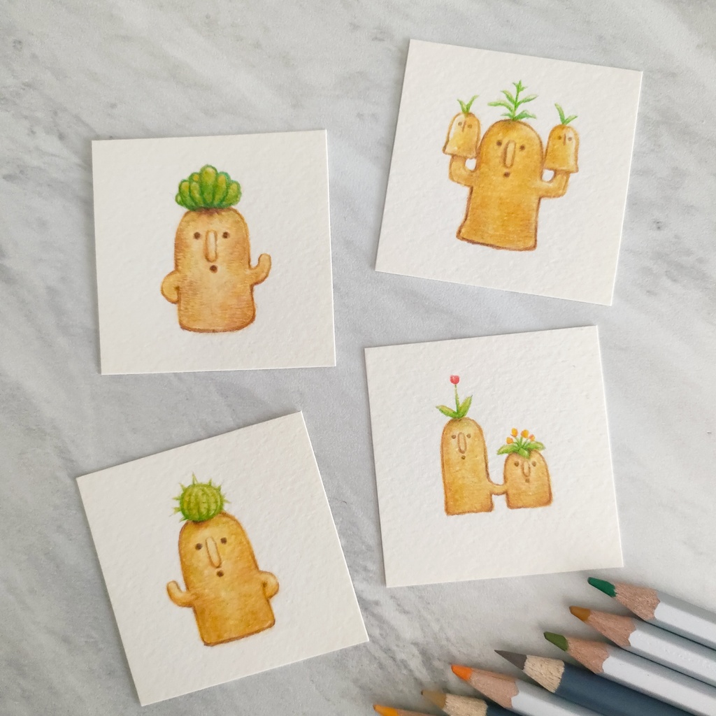 【ミニ原画】『はにわち』シリーズ