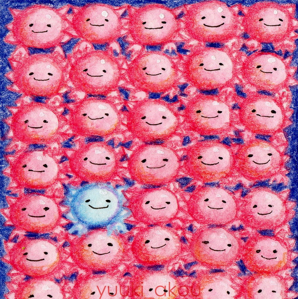 【ミニ原画】『axolotl』シリーズ