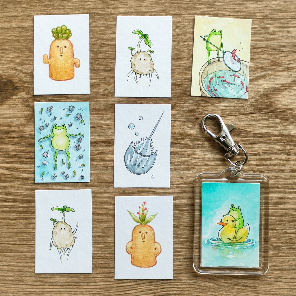 原画キーホルダー 全8種