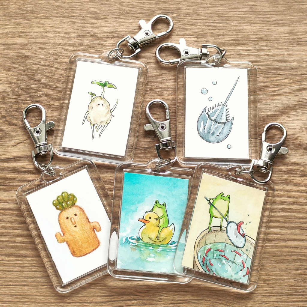 原画キーホルダー 全8種