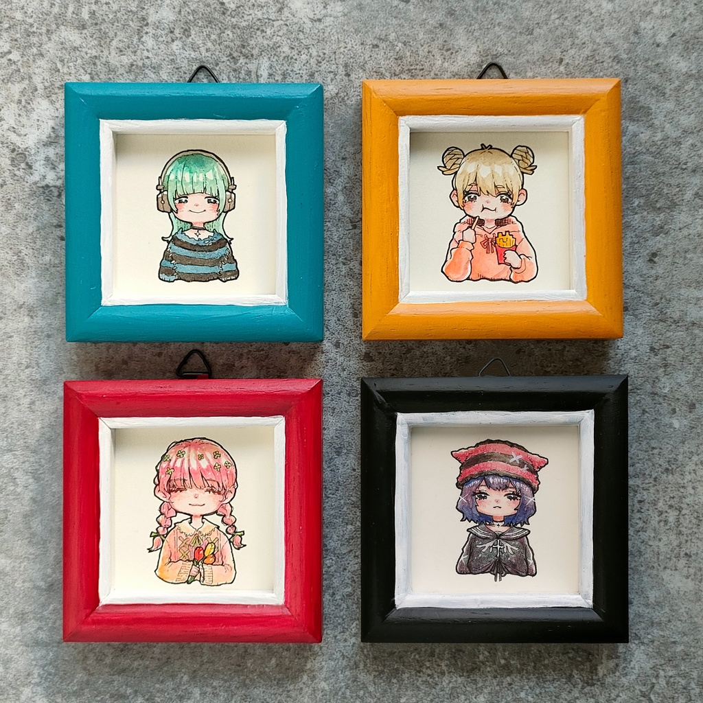 【ミニ原画】ミニフレームガールズ①～④