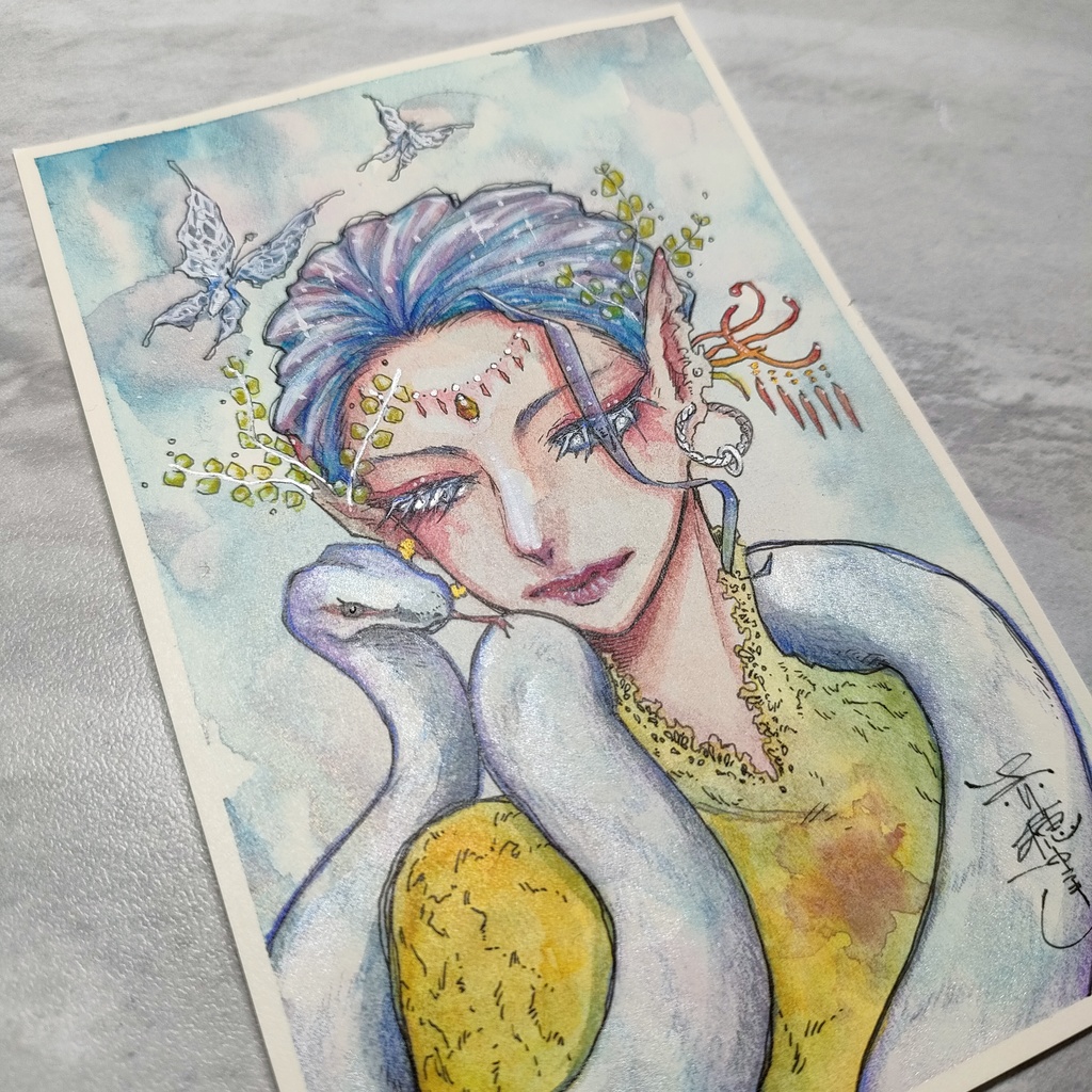 【ポストカード原画】『蛇皇后』