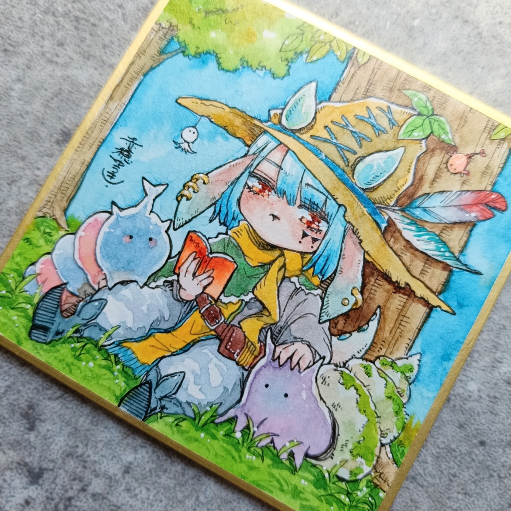 【豆色紙】『ふにふにの森』