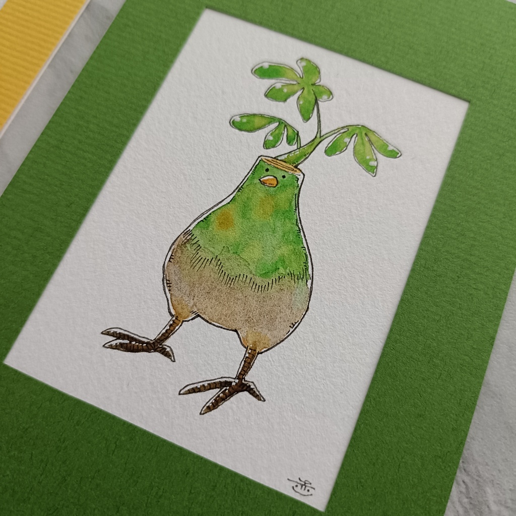 【ポストカード原画】『塊根獣B』