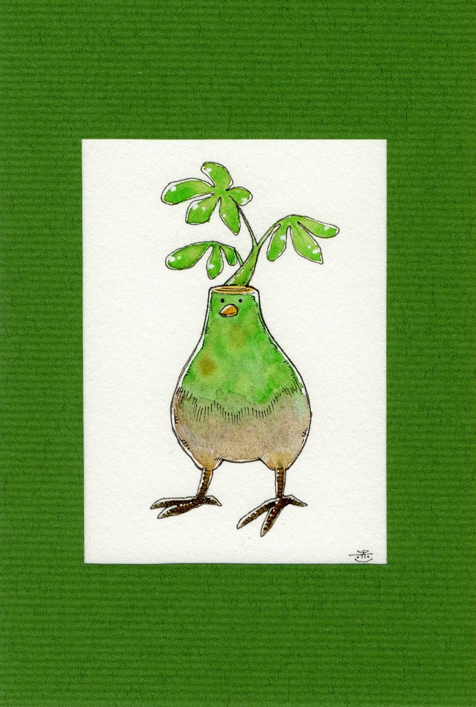 【ポストカード原画】『塊根獣B』