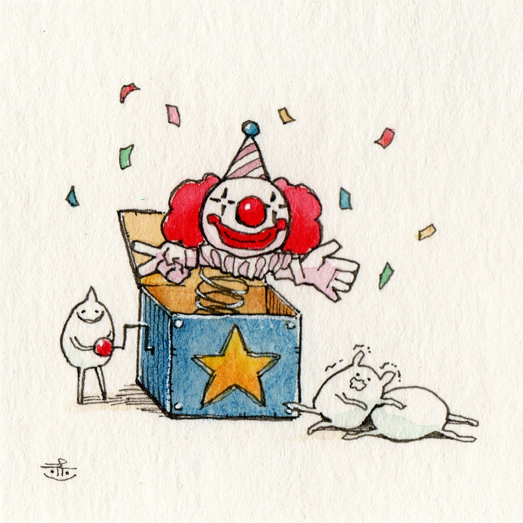 【ミニ原画】しろまめくんとなかまたち