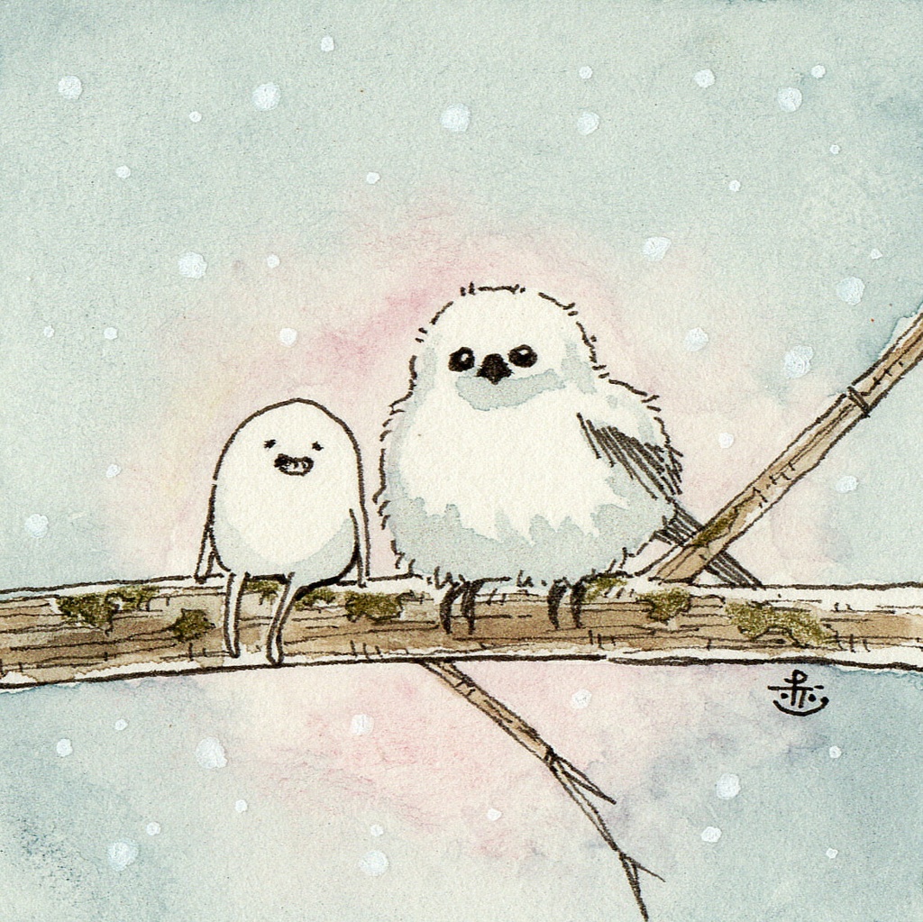 【ミニ原画】しろまめくんとおともだち