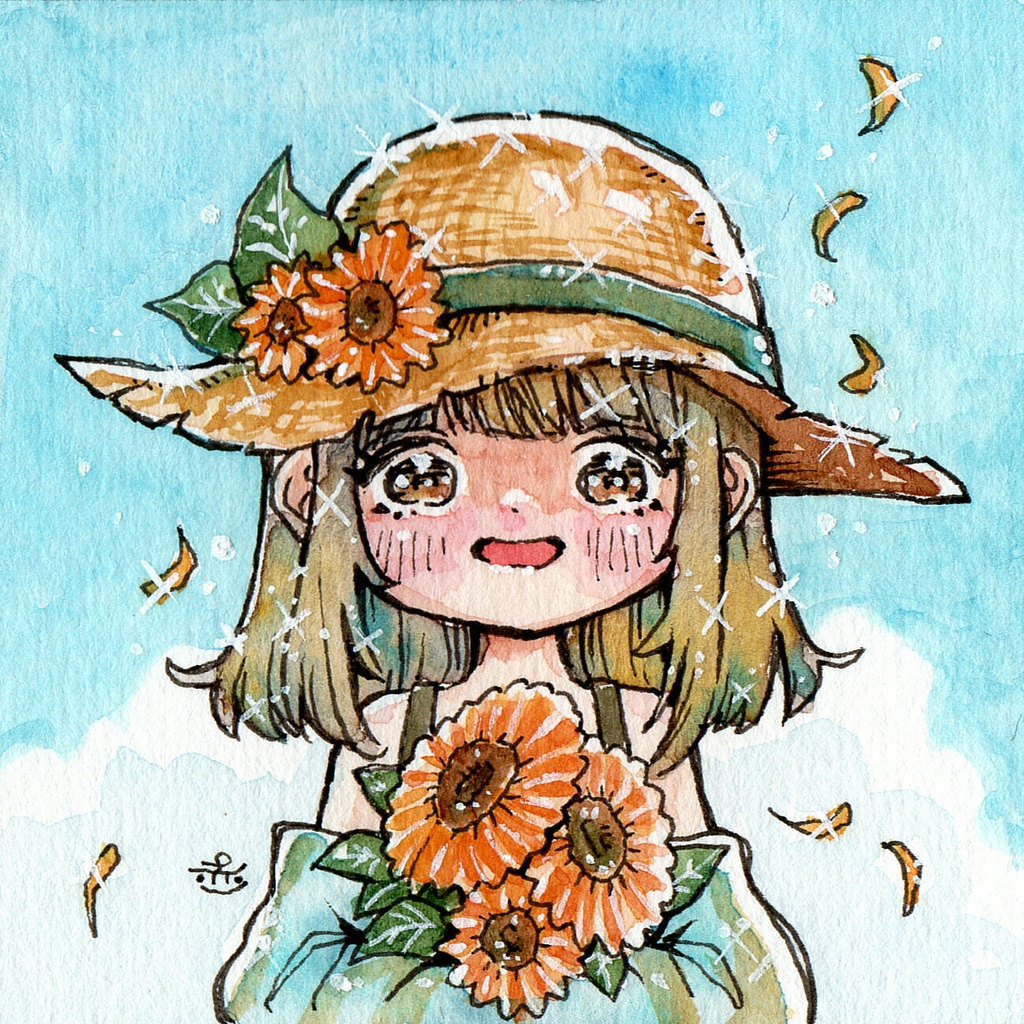 【ミニ原画】ミニフレームキャラクターズ 夏