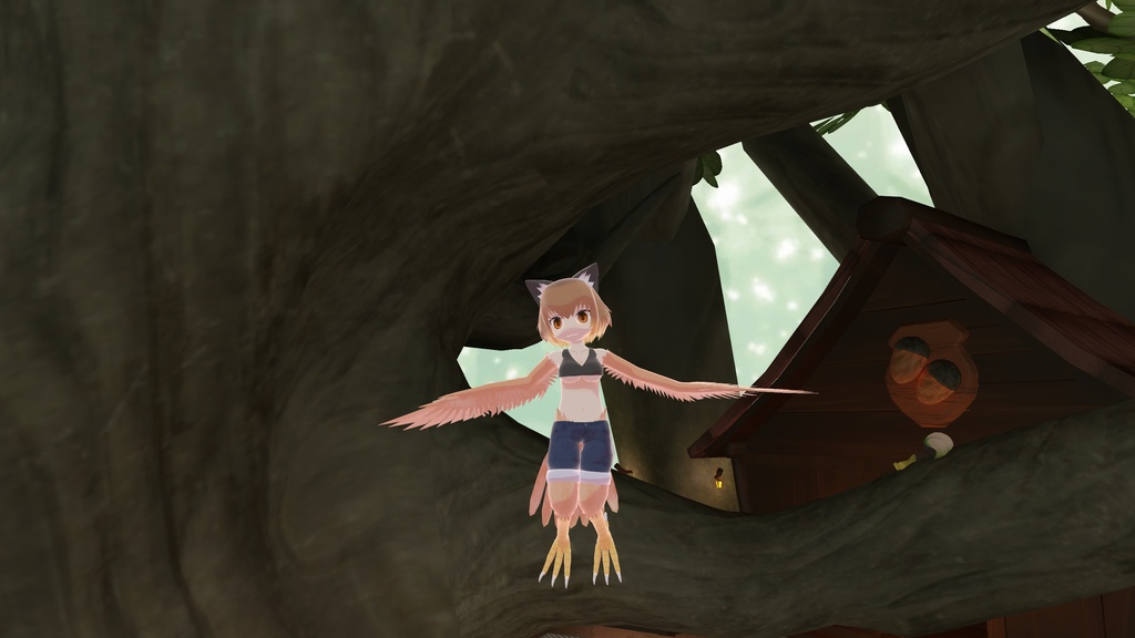 ハーピー用羽ばたいて飛行パック