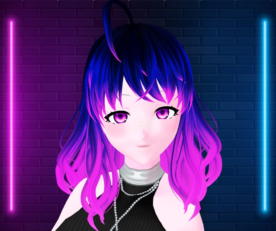FREE Vibrant Neon Gradient Hair Textures