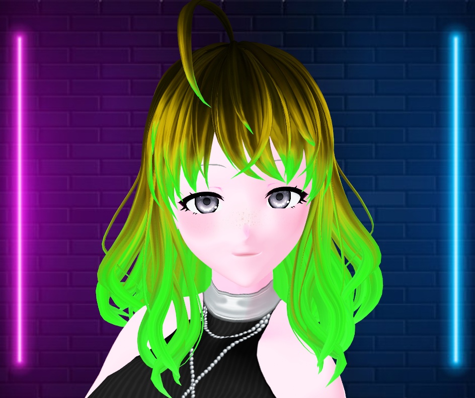 FREE Vibrant Neon Gradient Hair Textures