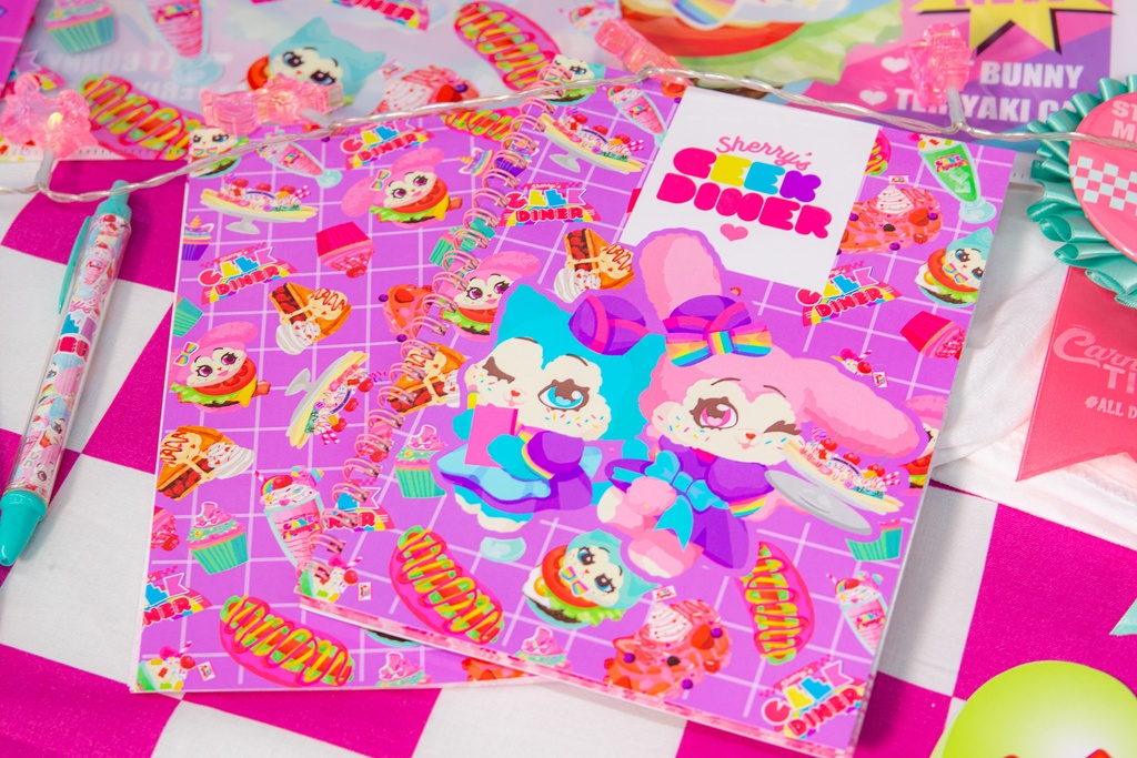 A5リングノート[Puffy Bunny/Cat]