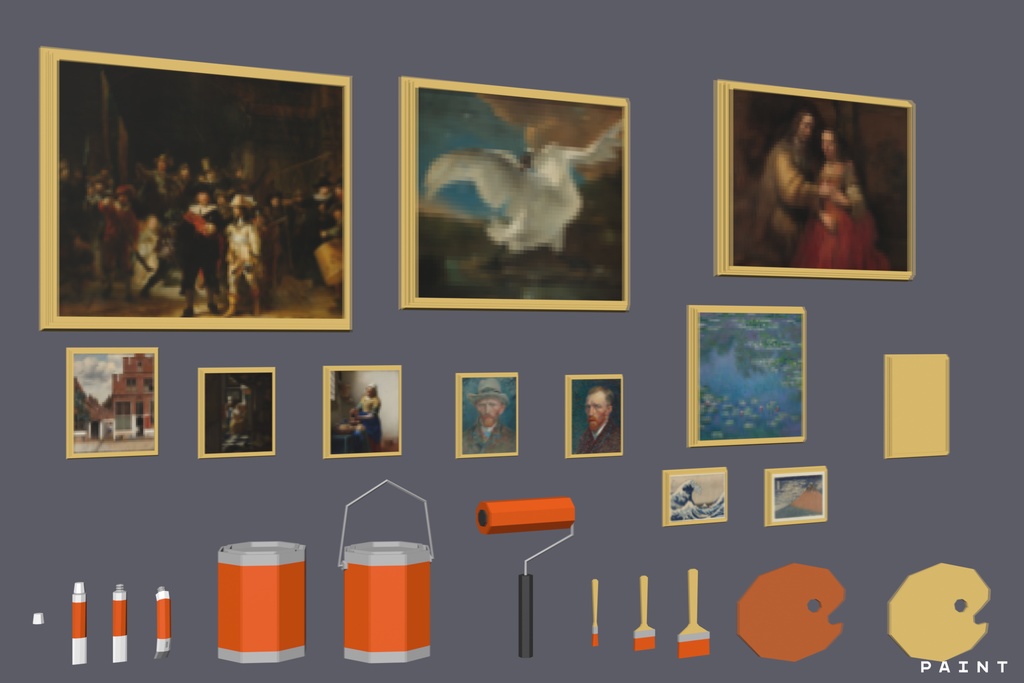 【3Dモデル】Extreme Lowpoly Pack【Blender / Unity】