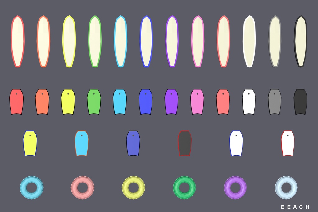 【3Dモデル】Extreme Lowpoly Pack【Blender / Unity】